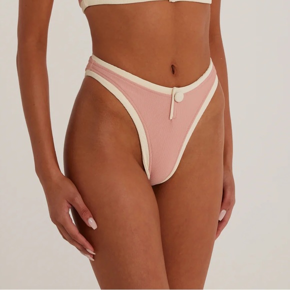 SAME Los Angeles The Grace Ribbed Bottom Pink - Picture 6 of 8
